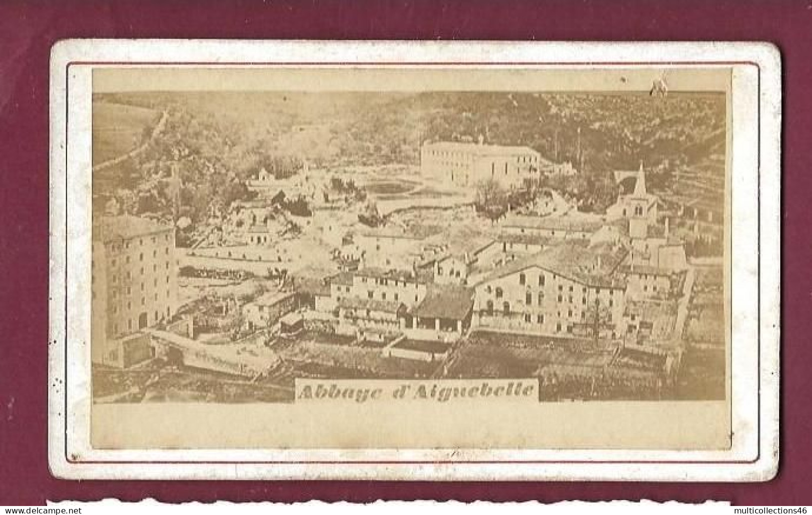 130524A - PHOTO CDV ANCIENNE - Abbaye D'Aiguebelle - Moine - Other & Unclassified