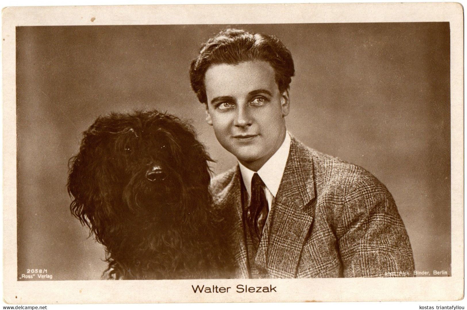 V. 16 ROSS VERLAG, WALTER SIEZAK, POSTCARD - Actors