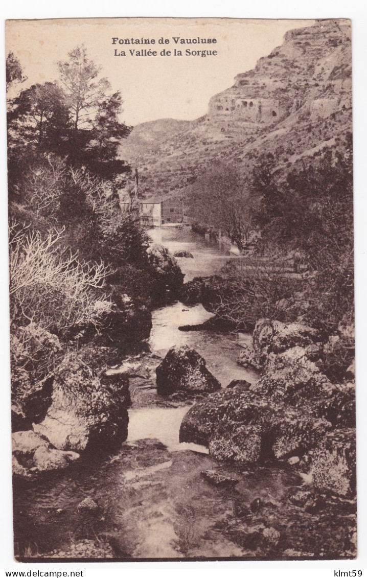 Fontaine-de-Vaucluse - La Vallée De La Sorgue - Autres & Non Classés