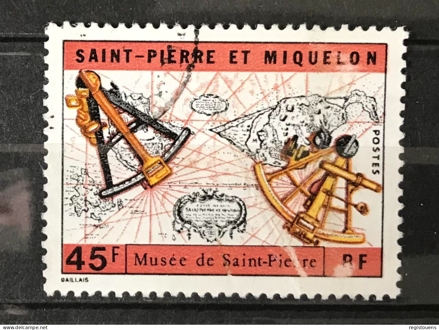 Timbre Oblitéré Saint Pierre Et Miquelon 1971 Yt N° 418 - Used Stamps