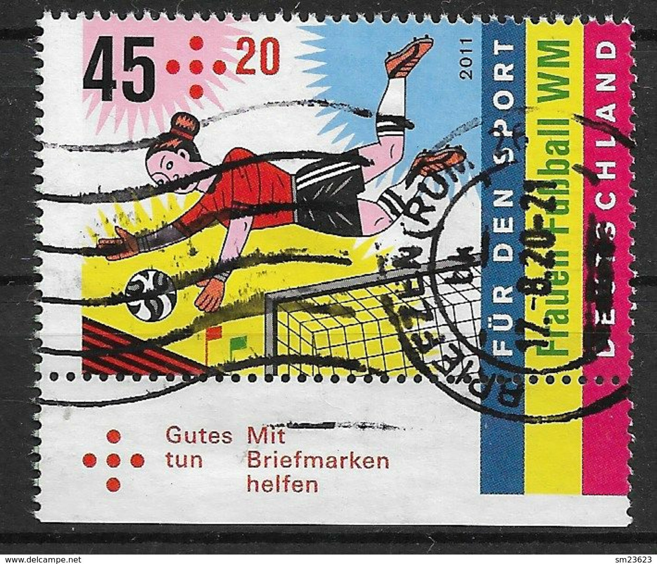 BRD 2011  Mi.Nr. 2857 , Für Den Sport - Frauen Fußball WM - Gestempelt / Fine Used / (o) - Used Stamps