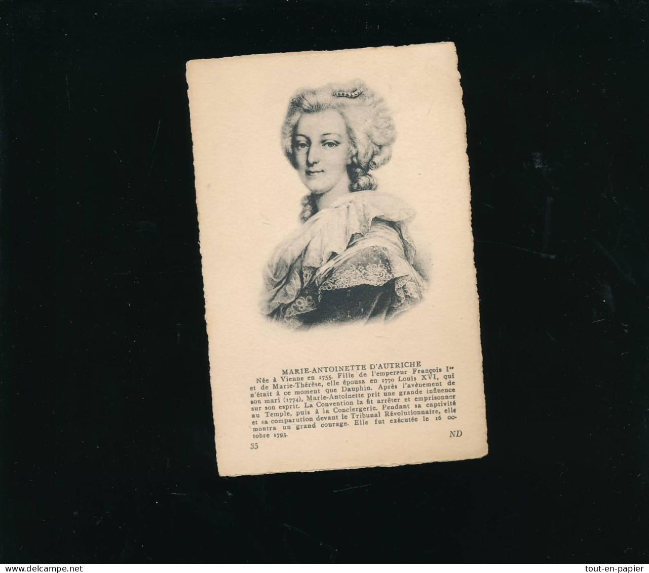 CPA  Femme Célèbre - ND Photo - MArie-Antoinette D'Autriche - Histoire