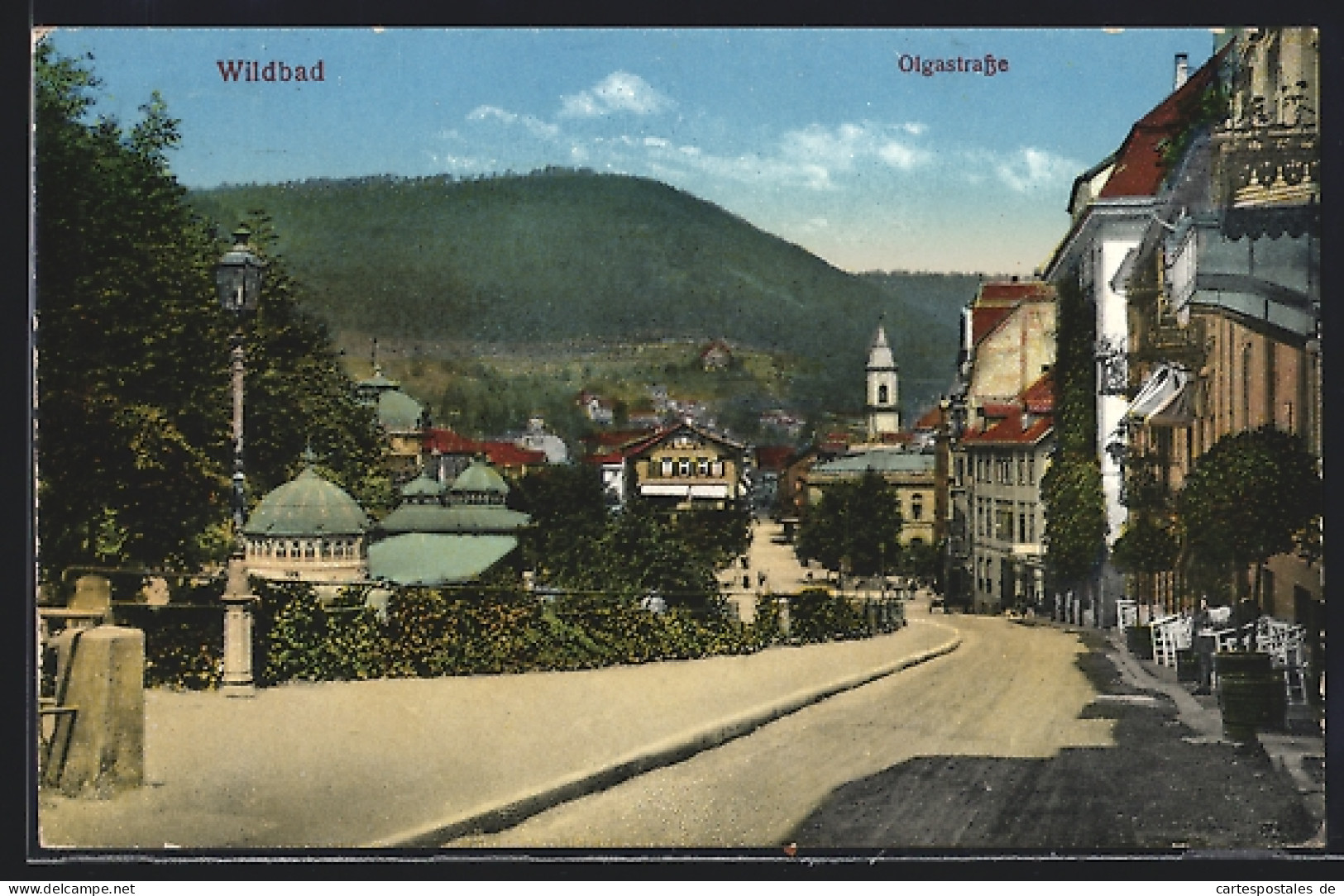 AK Wildbad / Schwarzwald, Partie An Der Olgastrasse  - Other & Unclassified