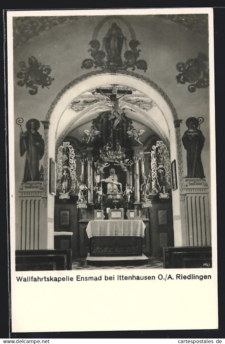 AK Langenenslingen, Altar Der Wallfahrtskapelle Ensmad  - Other & Unclassified