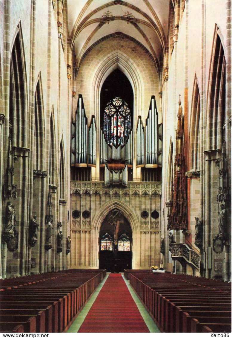 Stuttgart * Les Orgues * Orgue Orgel Organ Organist Organiste * Ulmer Münster , Mittelschiff Mit Blick Zur - Musique Et Musiciens