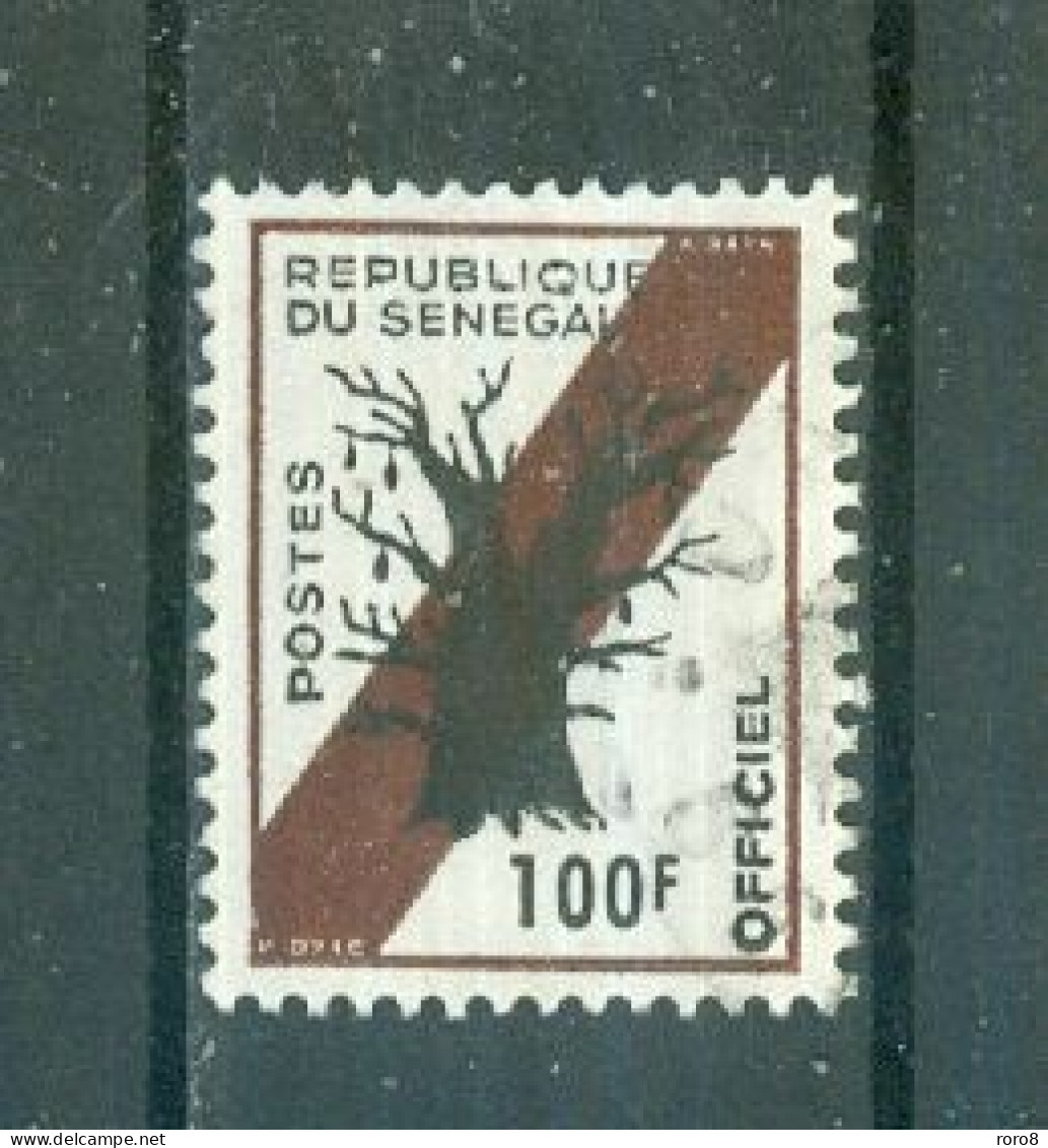 REPUBLIQUE DU SENEGAL - TIMBRES DE SERVICE N°16 Oblitéré - Baobab. - Senegal (1960-...)
