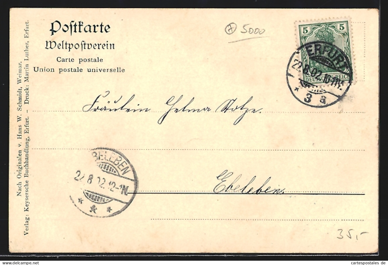 Künstler-AK Erfurt, Historischer Festzug Von 1902, Herolde Und Fanfarenbläser  - Erfurt