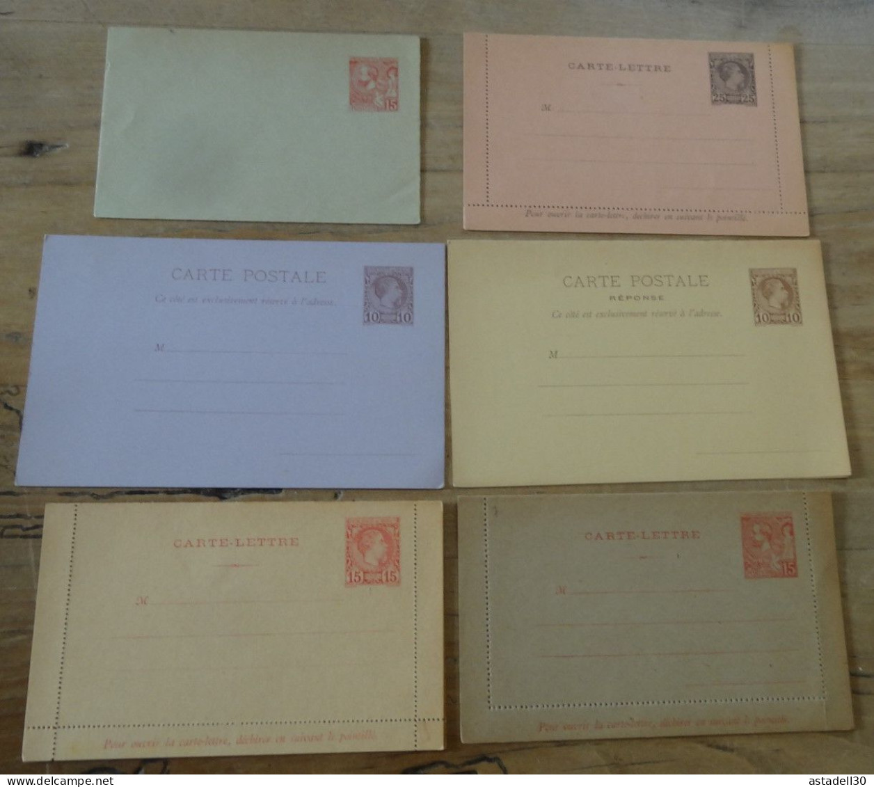 MONACO, Petit Lot D'entiers Postaux Non Utilisés   ............. ....... 19247 - Postal Stationery