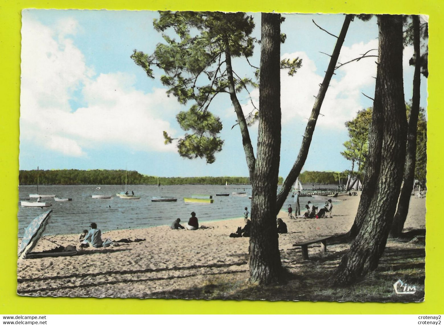 40 SANGUINET Vers Biscarrosse Plage De Sable Fin Du Pavillon En 1971 - Biscarrosse