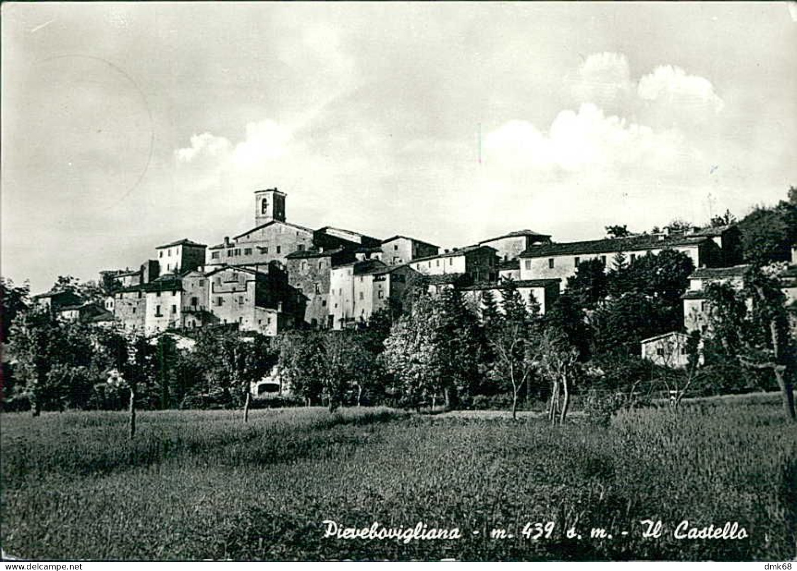 PIEVEBOVIGLIANA ( MACERATA ) IL CASTELLO - EDIZIONE VENANZONI - SPEDITA 1963 (20612) - Macerata