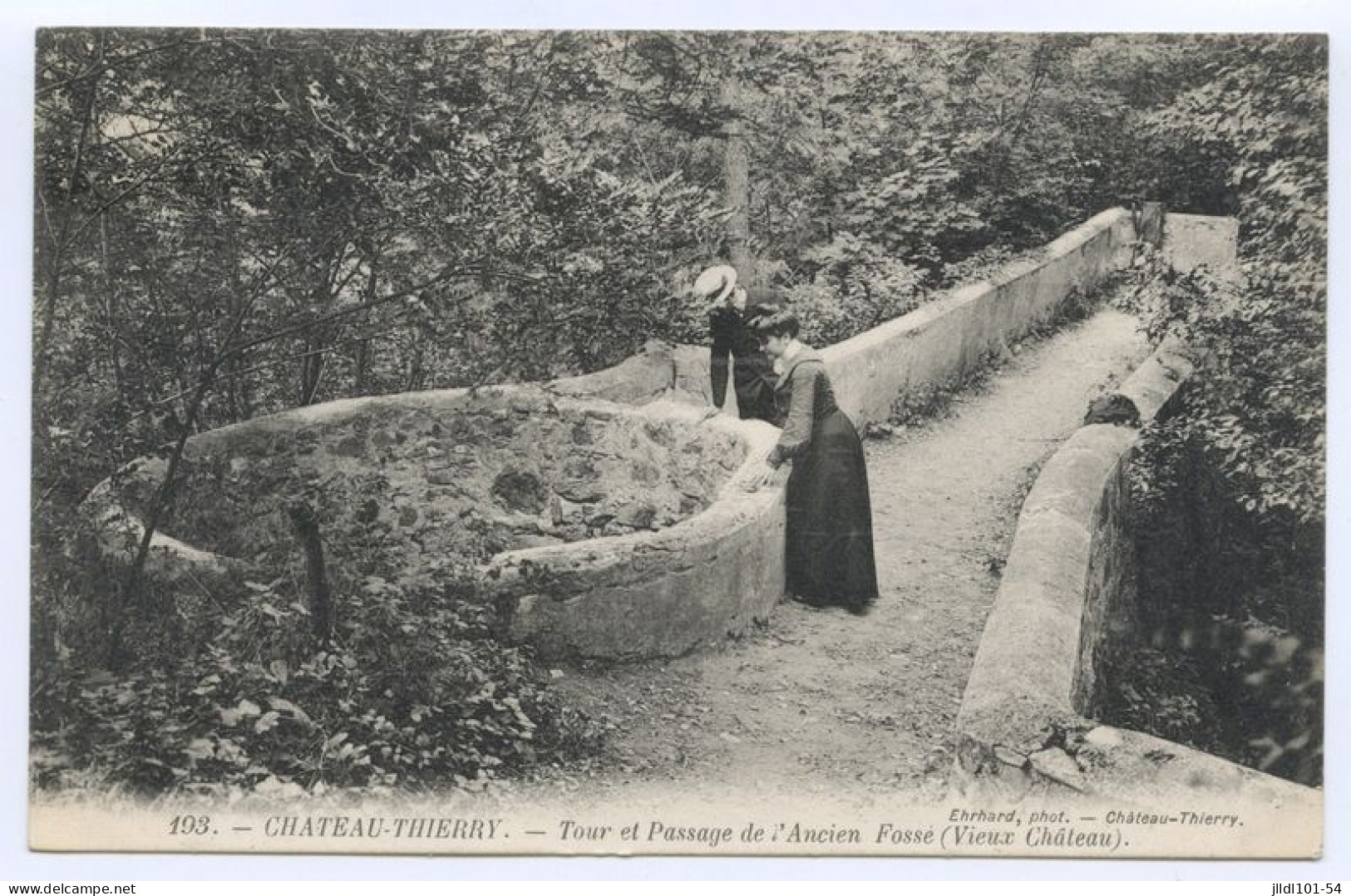 Château-Thierry, Tour Et Passage De L'ancien Fossé (vieux Château) (lt 10) - Chateau Thierry