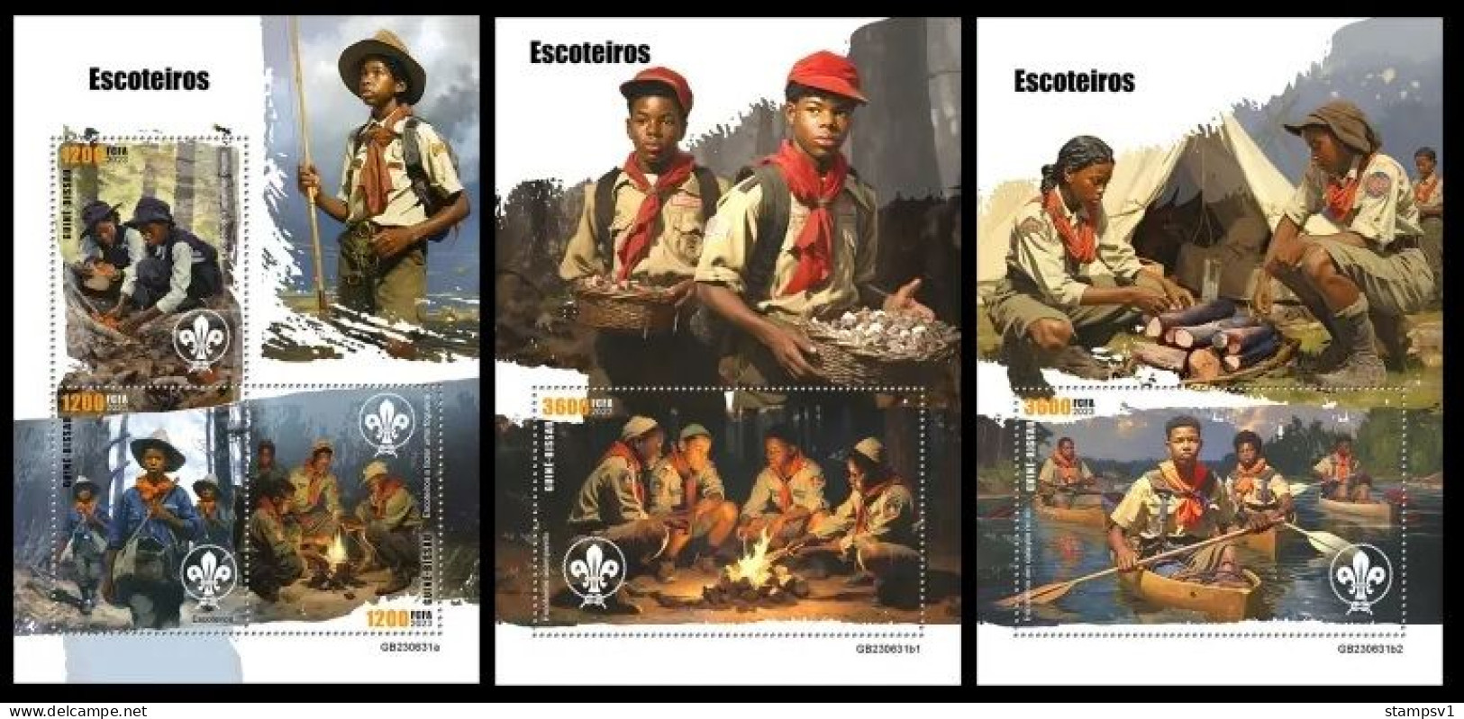 Guinea Bissau  2023 Scouts. (631) OFFICIAL ISSUE - Neufs