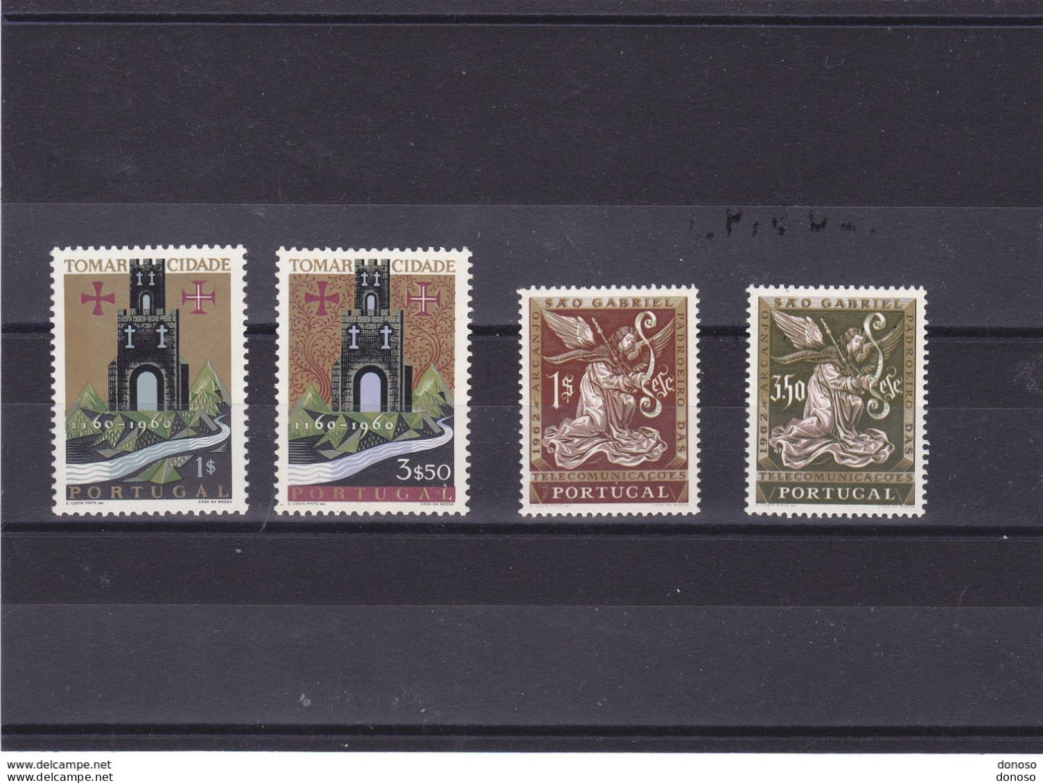 PORTUGAL 1962 Tomar, Saint Gabriel Yvert 894-895 + 896-897 NEUF** MNH - Unused Stamps