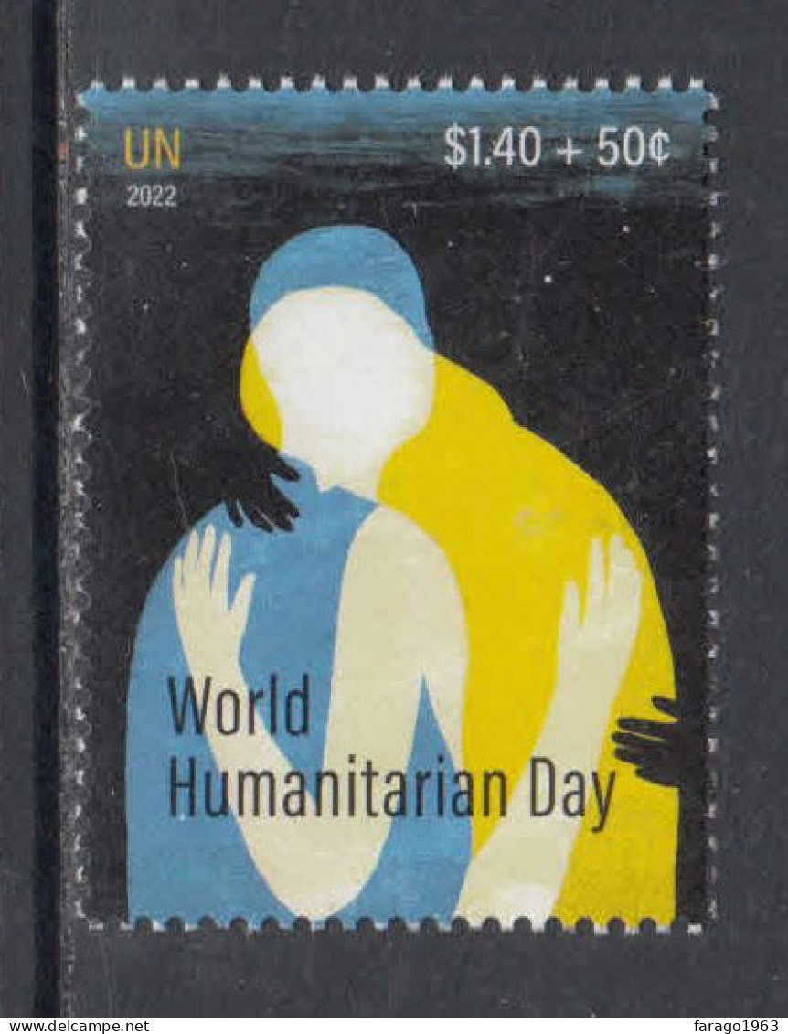 2022 United Nations New York Humanitarian Aid Complete Set Of 1 MNH @ BELOW FACE VALUE - Unused Stamps