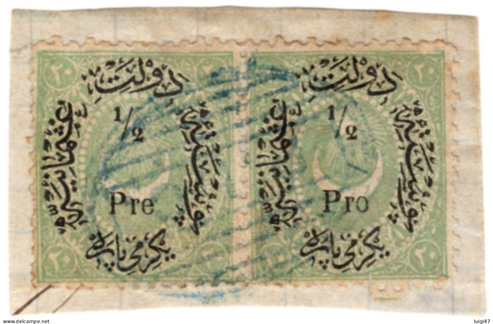 1876-92 - Impero Ottomano - N° 40 Varietà Pre - Oblitérés