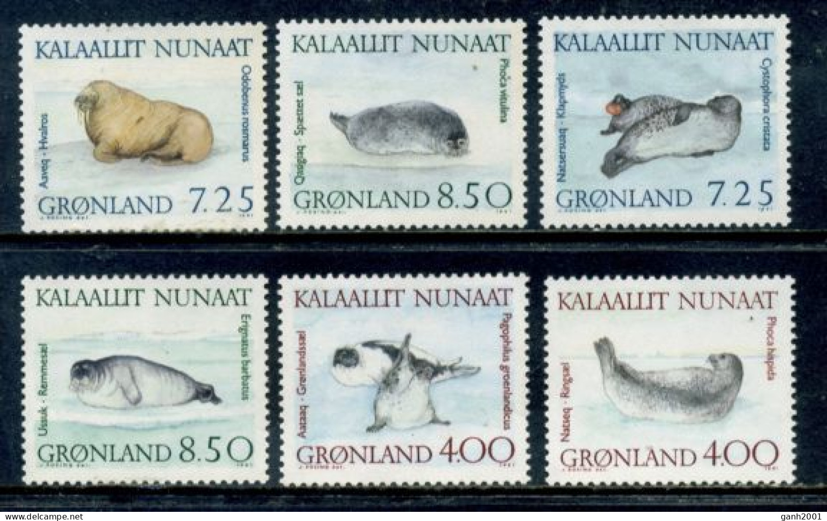 Greenland 1991 Groenlandia / Arctic Mammals MNH Fauna Polar Mamíferos Säugetiere / J27  38-27 - Autres & Non Classés