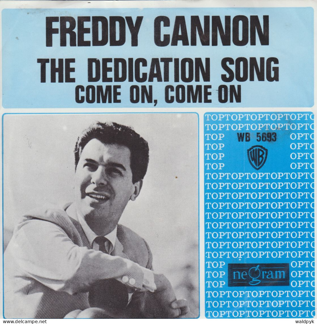 FREDDY CANNON - The Dedication Song - Other - English Music