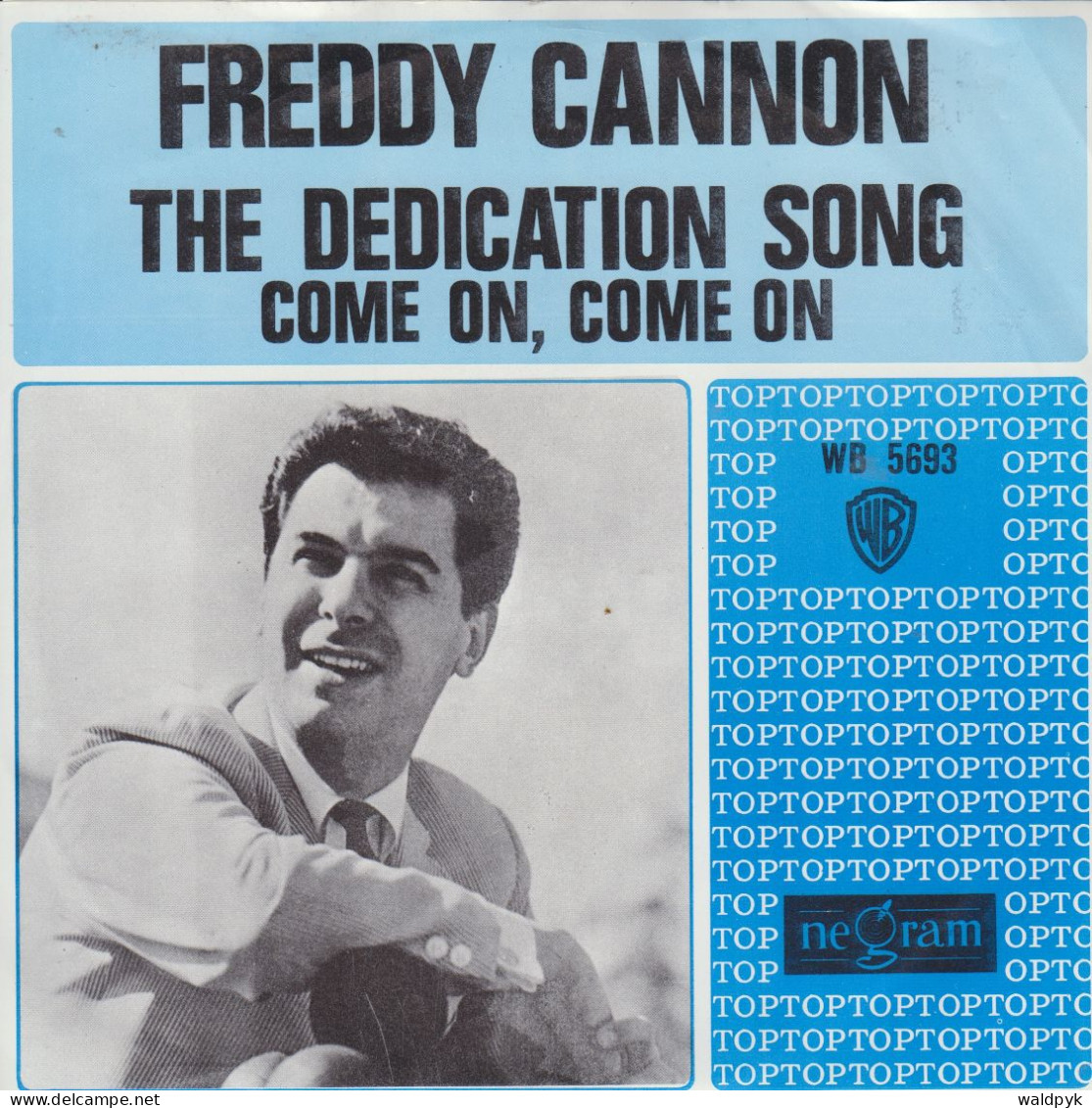FREDDY CANNON - The Dedication Song - Other - English Music