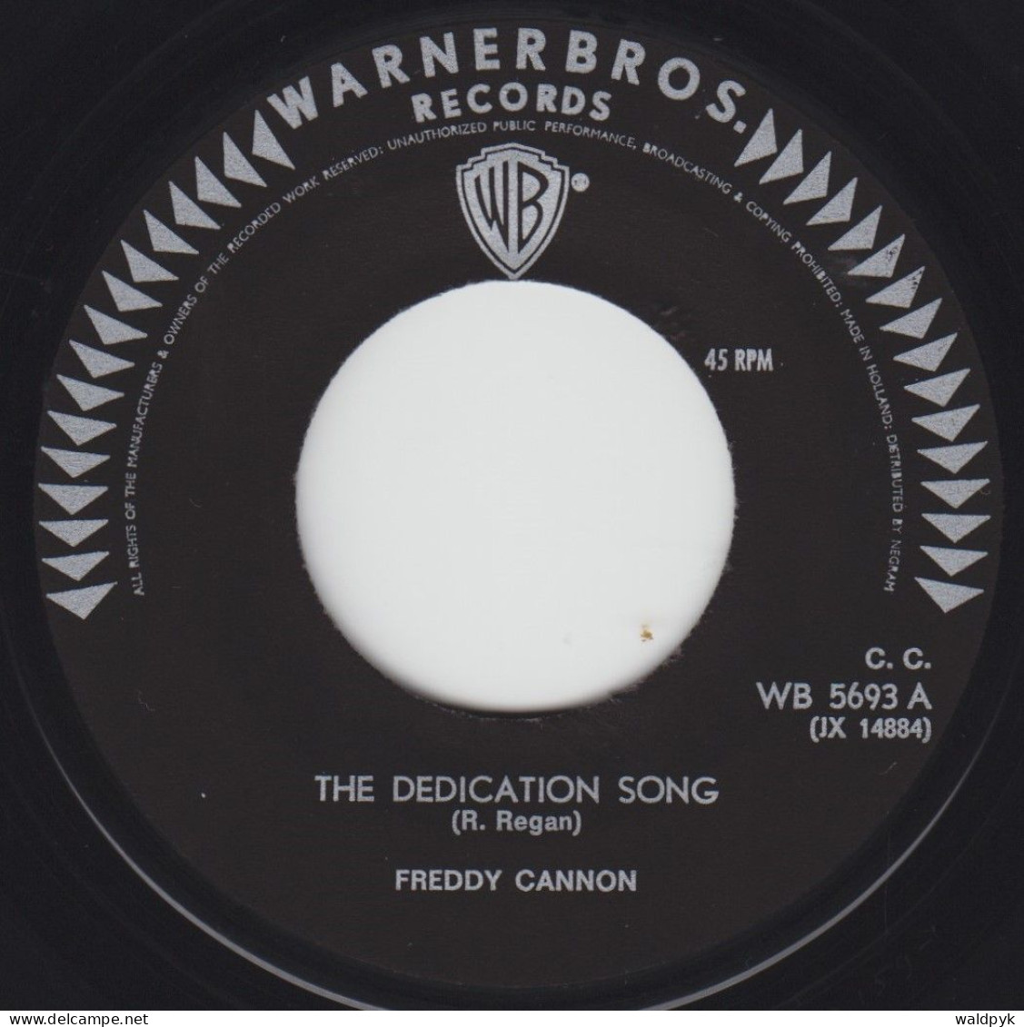 FREDDY CANNON - The Dedication Song - Autres - Musique Anglaise
