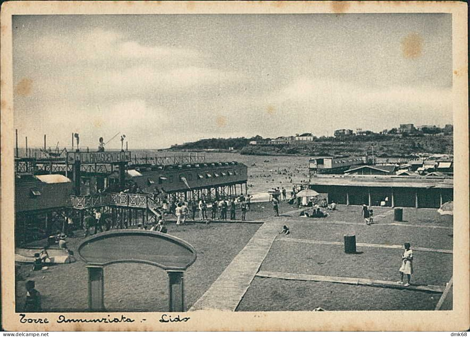 TORRE ANNUNZIATA ( NAPOLI ) LIDO - EDIZIONE SORRIENTO - 1940s (20615) - Torre Annunziata