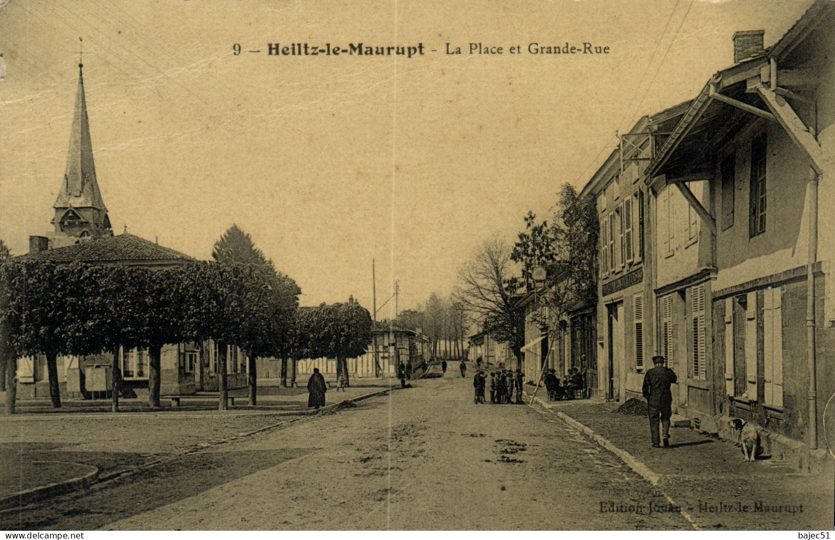 Heiltz Le Maurupt - La Place Et Grande Rue - Other & Unclassified