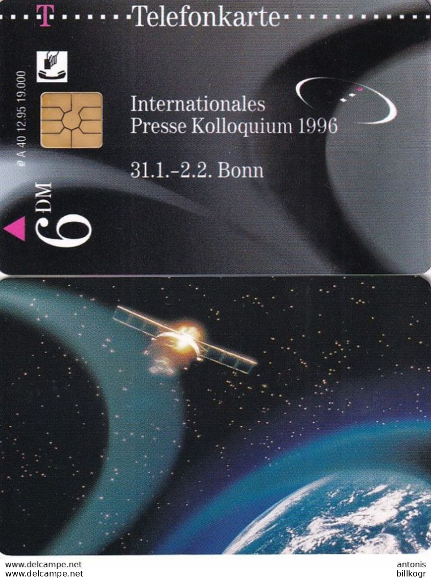 GERMANY - Internationales Presse Kolloquium 1996 Bonn(A 40), Tirage 19000, 12/95, Mint - A + AD-Series : D. Telekom AG Advertisement