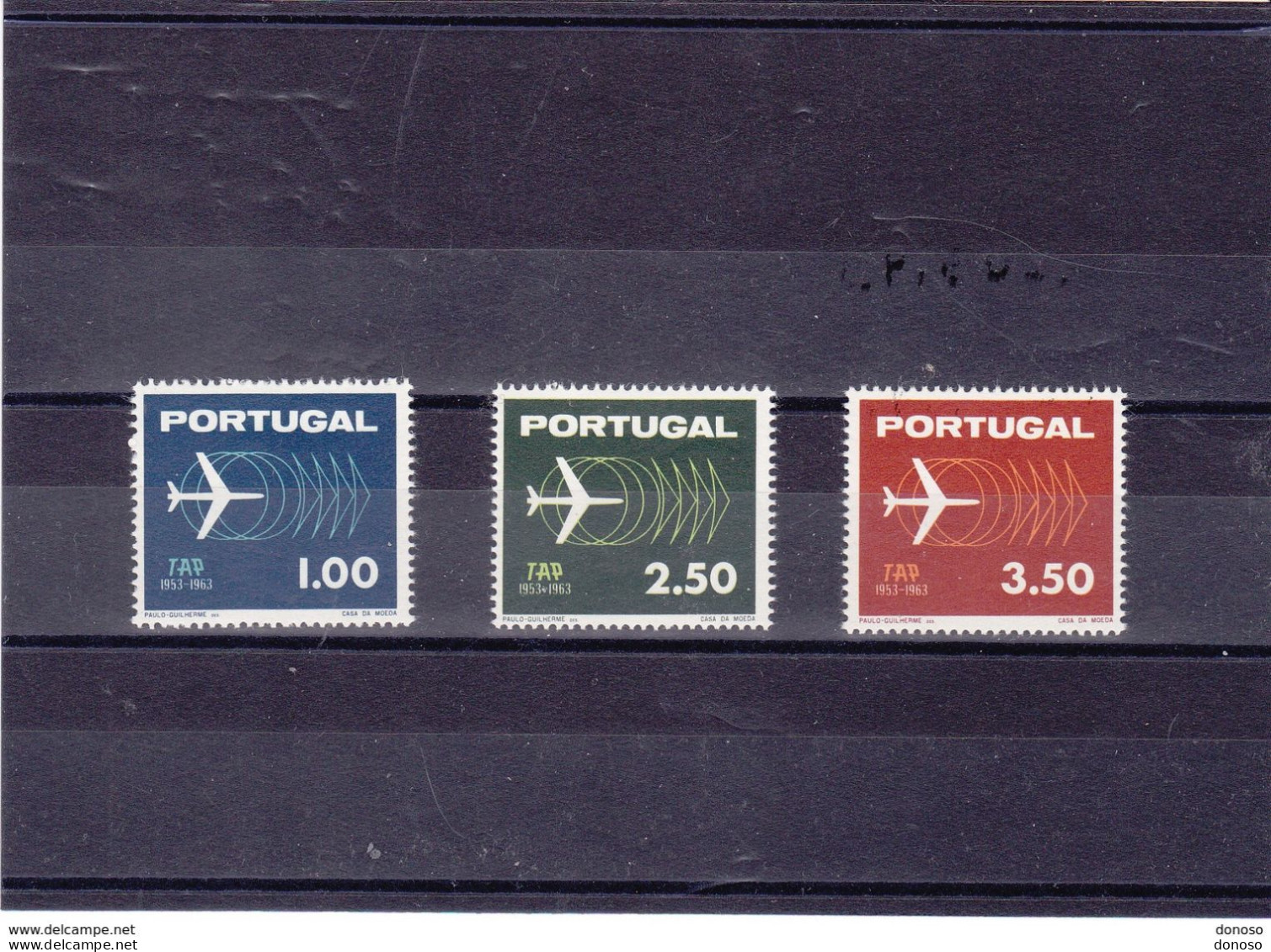 PORTUGAL 1963 TAP AVIONS Yvert 932-934, Michel 951-953 NEUF** MNH Cote 4,25 Euros - Nuovi