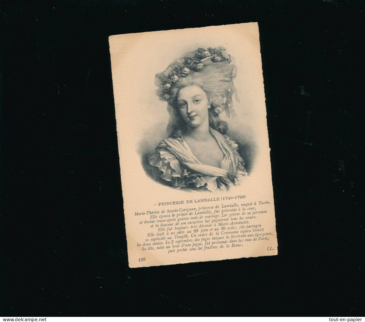 CPA  Femme Célèbre - ND Photo - Princesse De Lamballe - Histoire