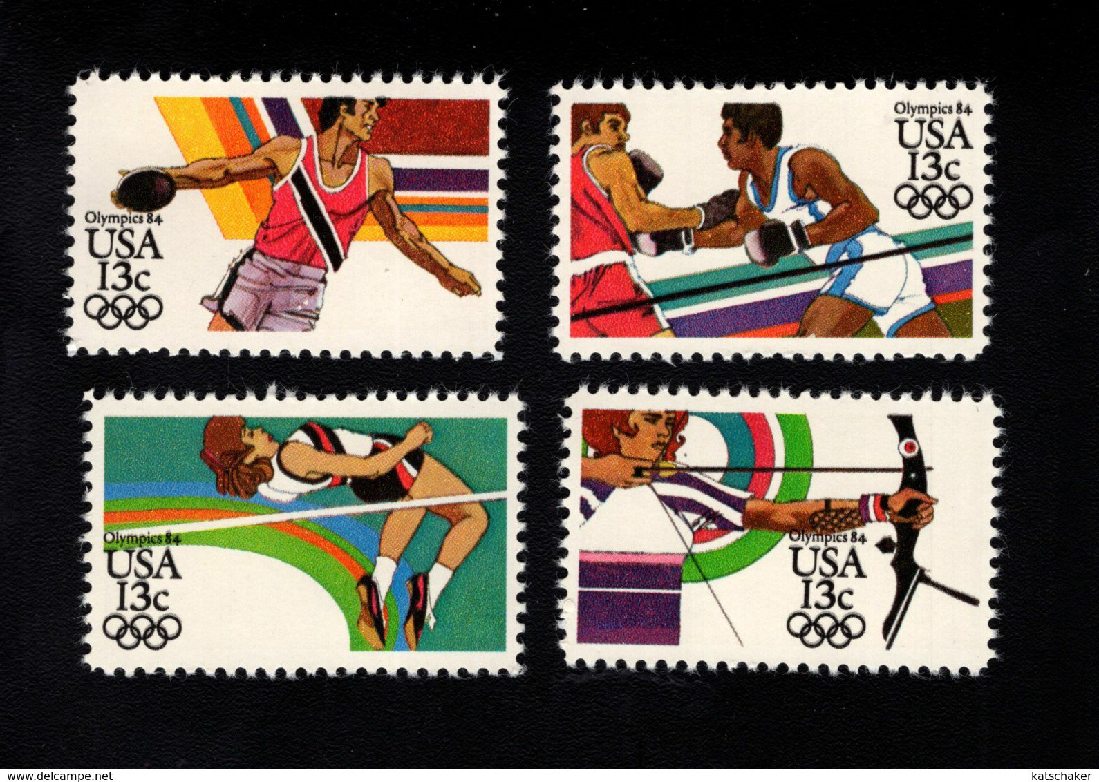 215809997 1983  SCOTT 2048 - 2051 (XX) POSTFRIS MINT NEVER HINGED - 1984 SUMMER OLYMPICS - Neufs