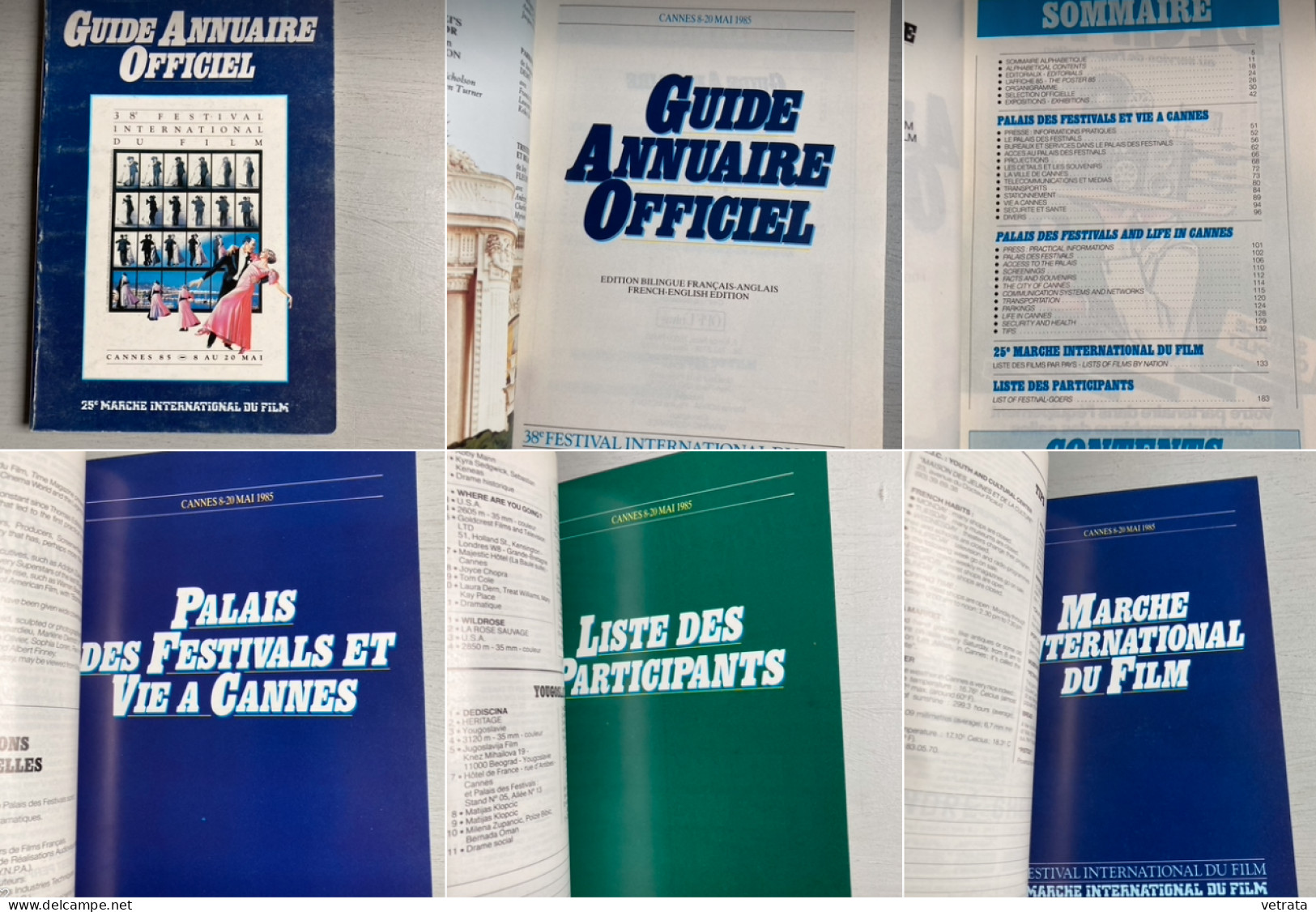 38ème Festival International , Cannes 1985 : Progamme Officiel De La Quinzaine Des Réalisateurs & Guide, Annuaire Offici - Magazines