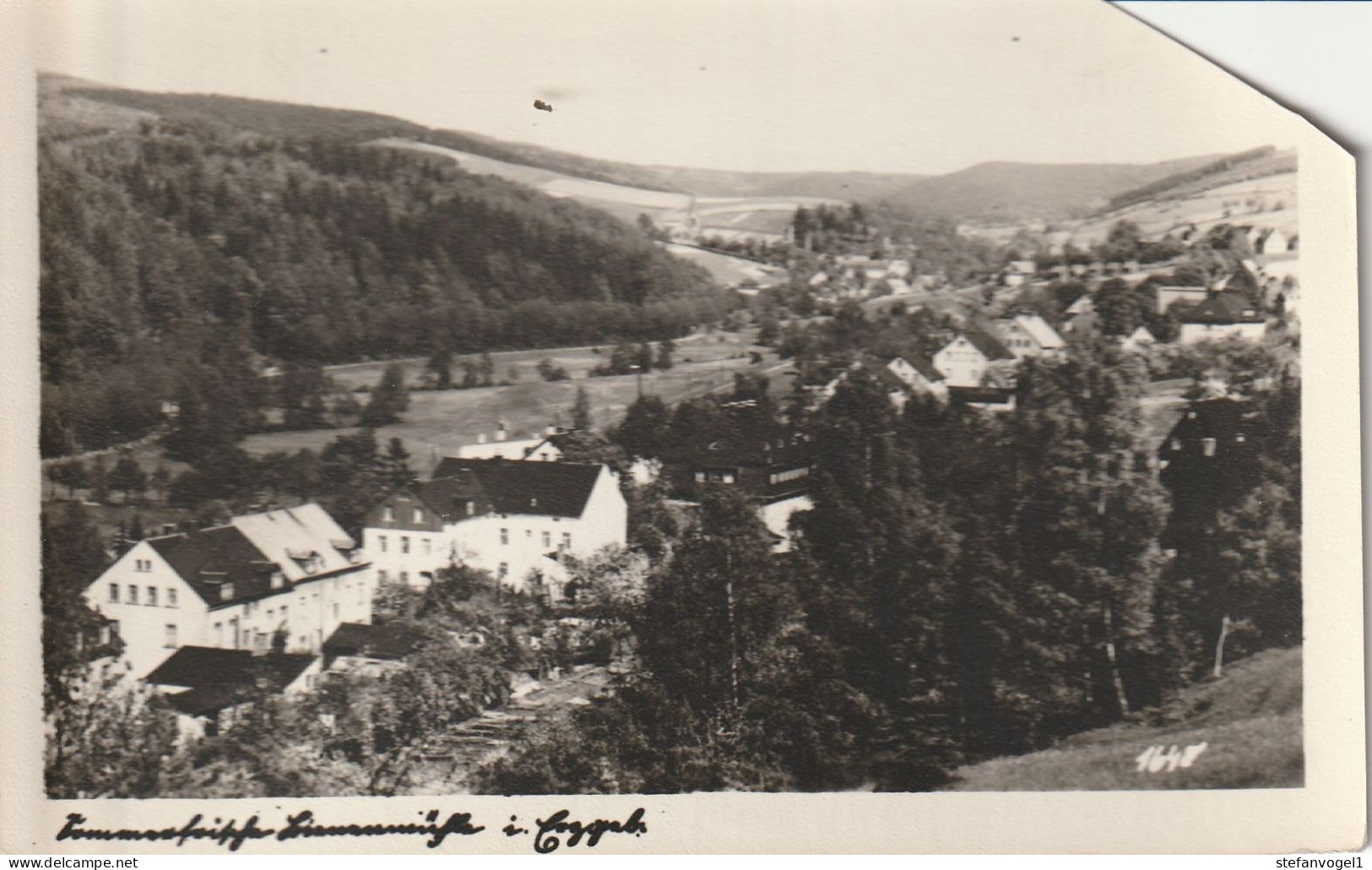 R.-Bienenmühle  1953  Ortspartie - Rechenberg-Bienenmühle