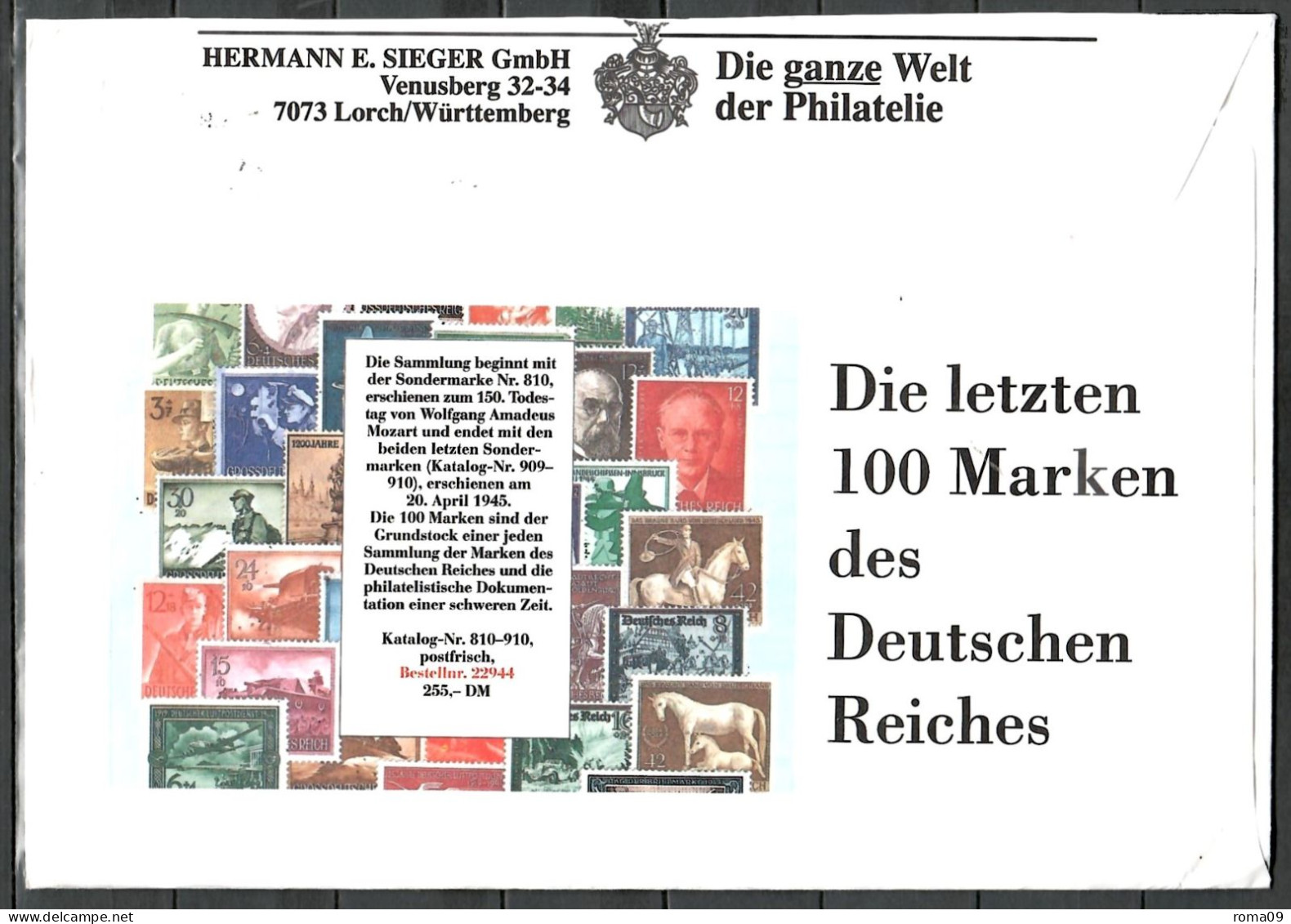 MiNr. 3349; Schloss Sanssouci, Auf Portoger. Massendrucksache Von Lorch Nach Helmstedt; C-194 - Lettres & Documents