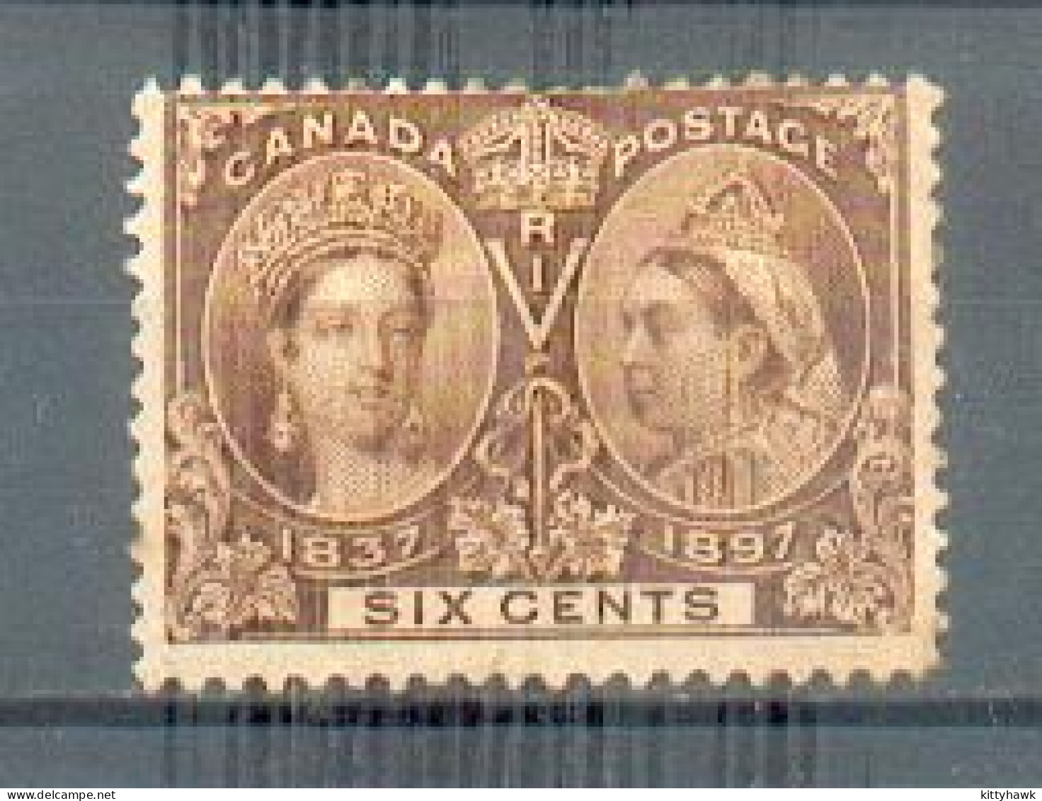 C 119 -  CANADA - YT  43 * GTC - Deux Dents Courtes Coté Haut Centre - Unused Stamps