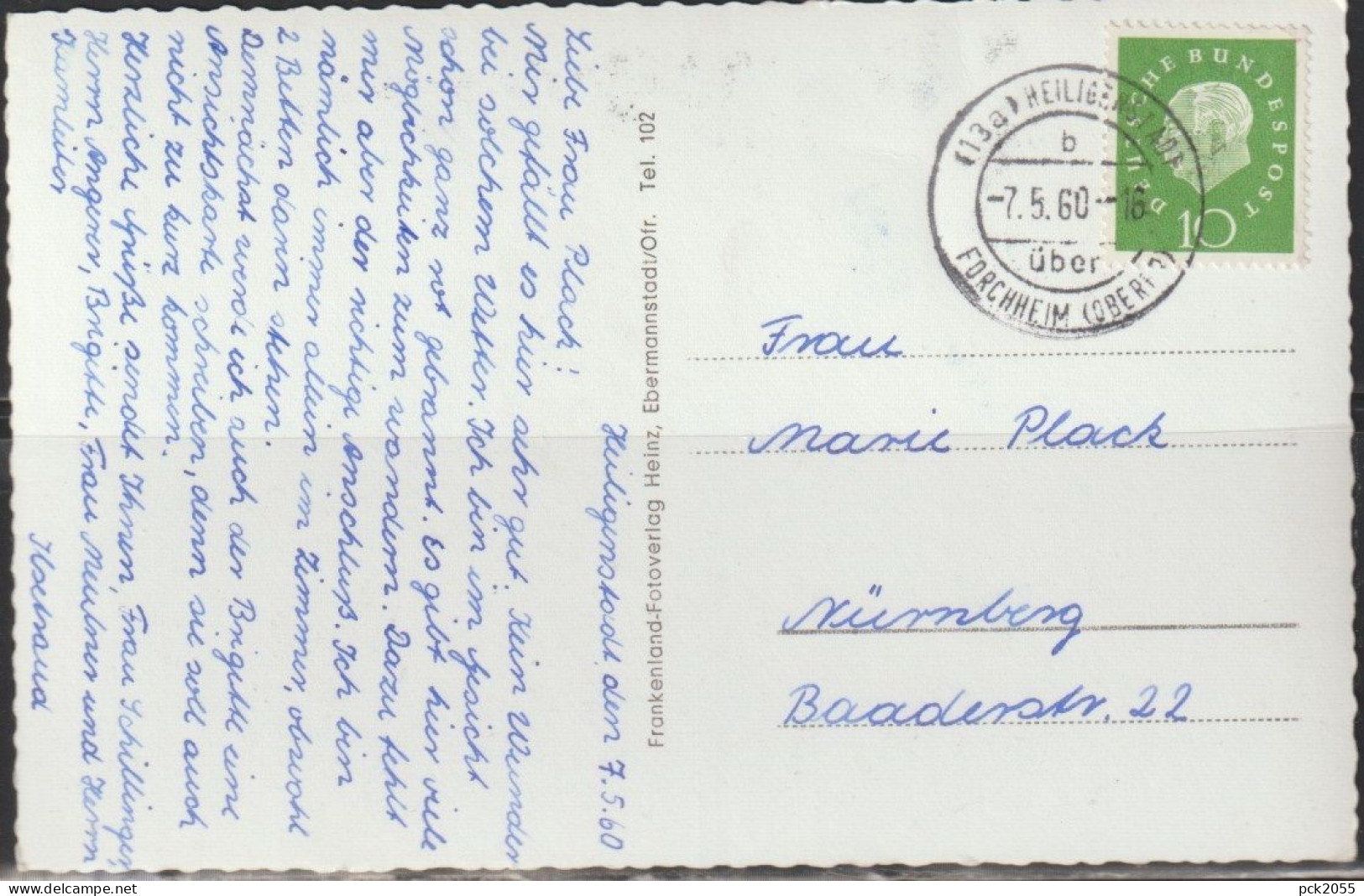Heiligenstadt - Schloß Greifenstein  -  Gelaufen 1960 ( AK 4989)  Günstige Versandkosten - Other & Unclassified