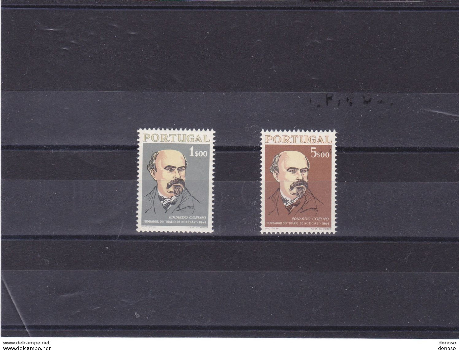 PORTUGAL 1964 PRESSE, Eduardo Coelho Yvert 953-954, Michel 972-973 NEUF** MNH Cote Yv 10 Euros - Unused Stamps