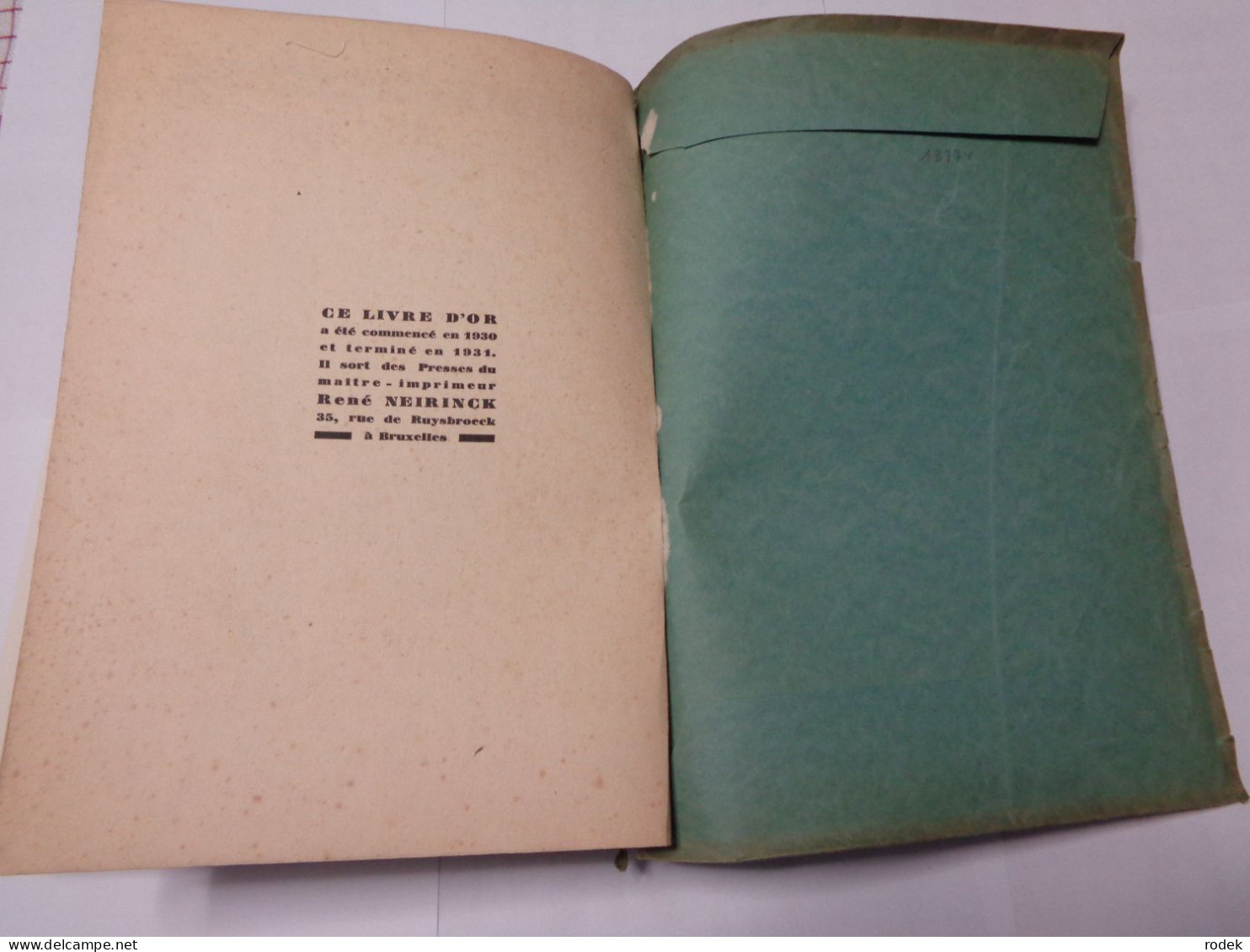 Livre D'or : A nos Héros coloniaux morts pour la Civilisation ( 1870 - 1908 ) Ligue du Souvenir Congolais