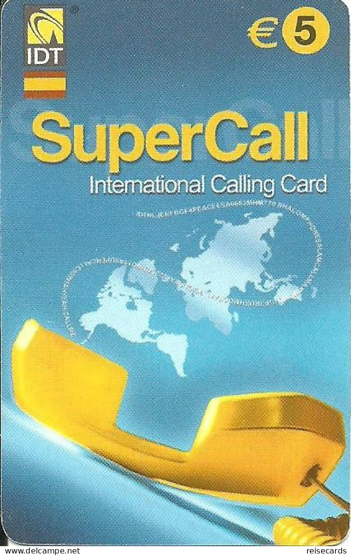 Spain: Prepaid IDT - SuperCall € 5 With Flag 07.06 - Other & Unclassified