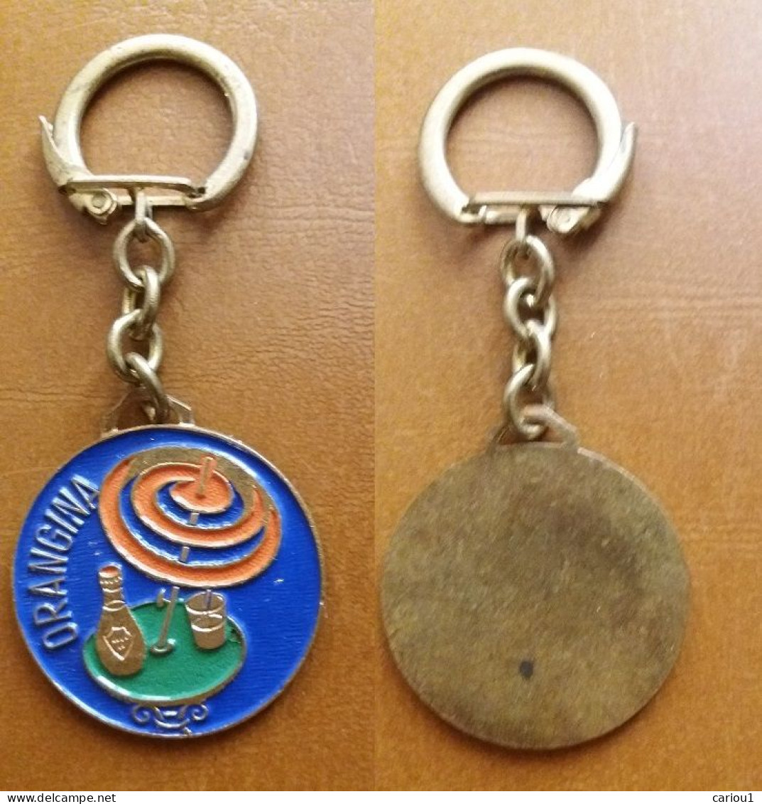 C1 Porte Cles ORANGINA Villemot PORT INCLUS France - Porte-clefs