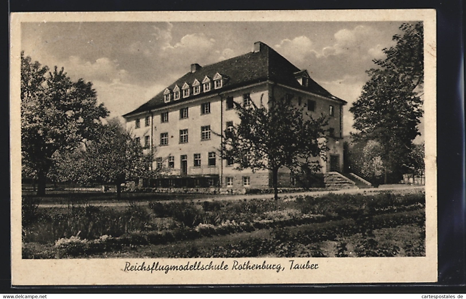 AK Rothenburg /Tauber, Partie An Der Reichsflugmodellschule  - Rothenburg O. D. Tauber