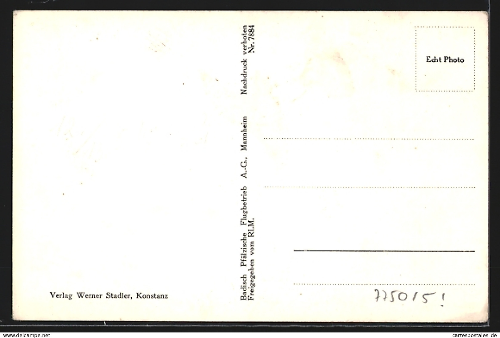 AK Allmannsdorf, Ortsansicht Mit Kirche, Turm Und Bodensee, Flugzeugaufnahme  - Altri & Non Classificati