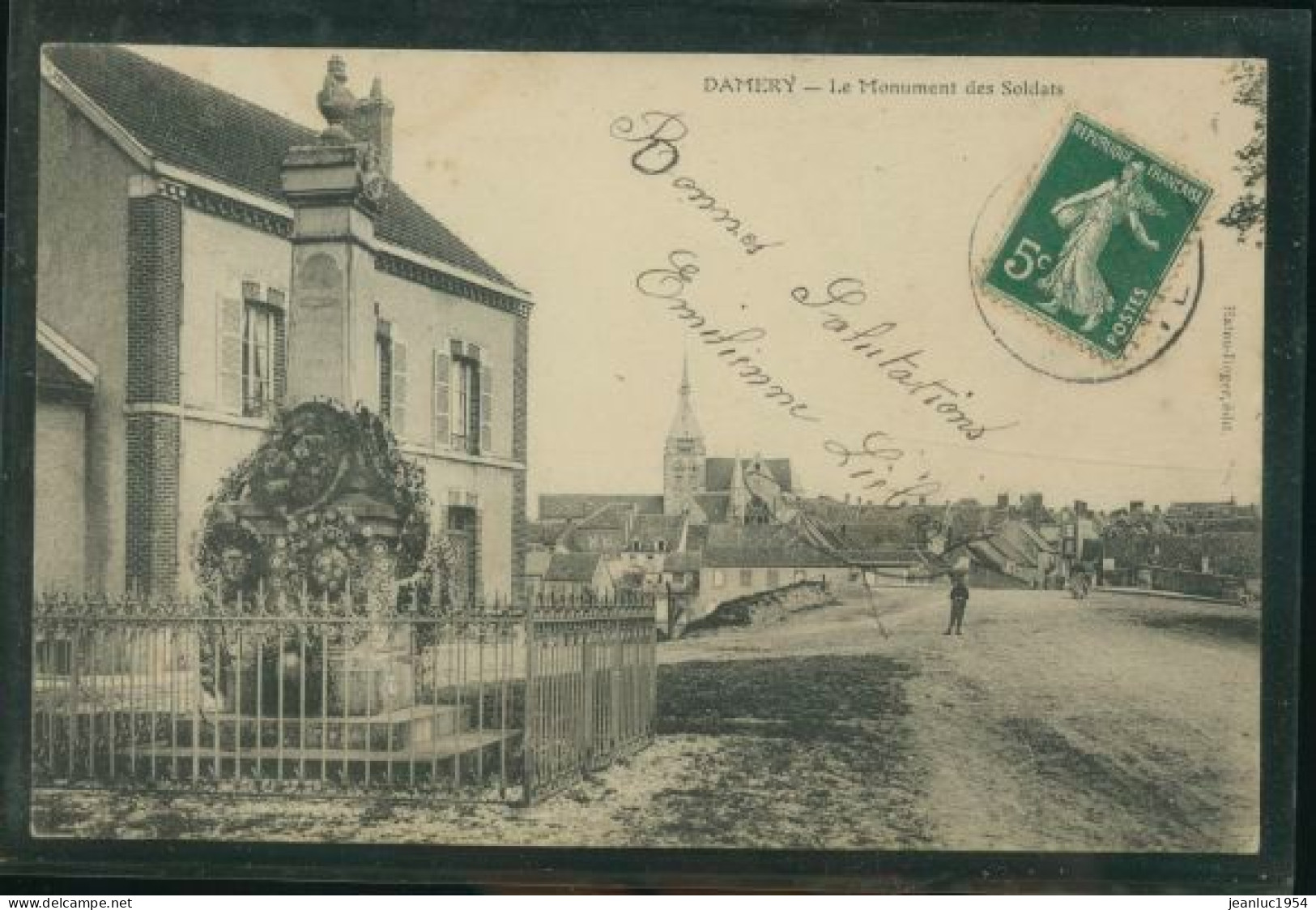 DAMERY LE MONUMENT         ( MES PHOTOS NE SONT PAS JAUNES ) - Other & Unclassified