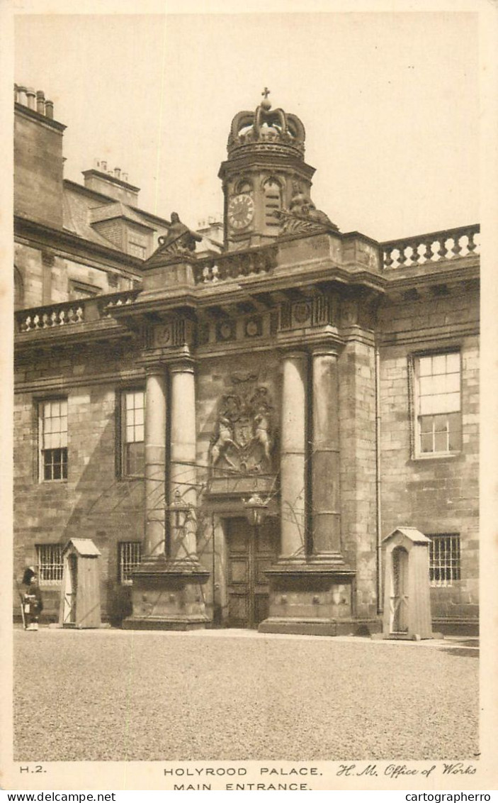 Scotland Edinburgh Holyrood Palace Main Entrance - Midlothian/ Edinburgh
