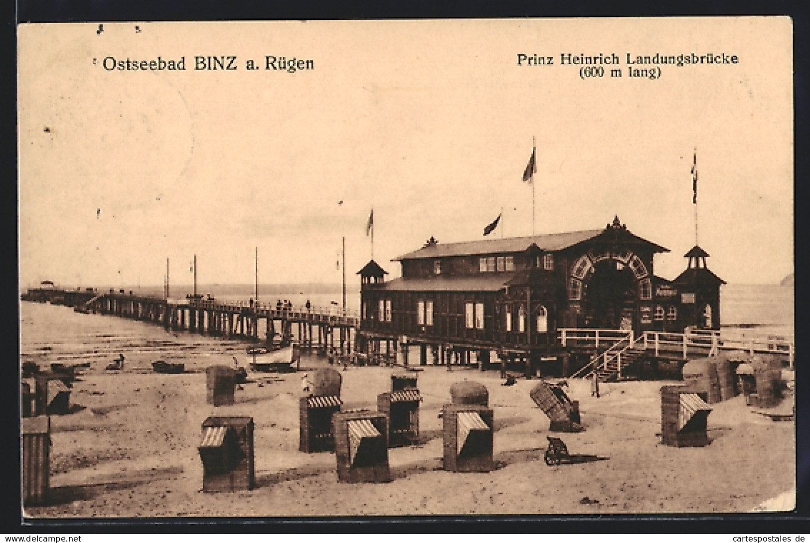 AK Binz /Rügen, Prinz Heinrich Landungsbrücke  - Rügen