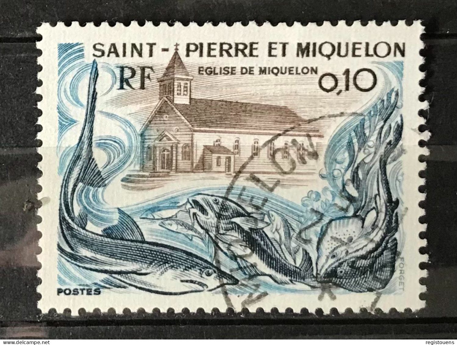 Timbre Oblitéré Saint Pierre Et Miquelon 1974 Yt N° 439 - Used Stamps