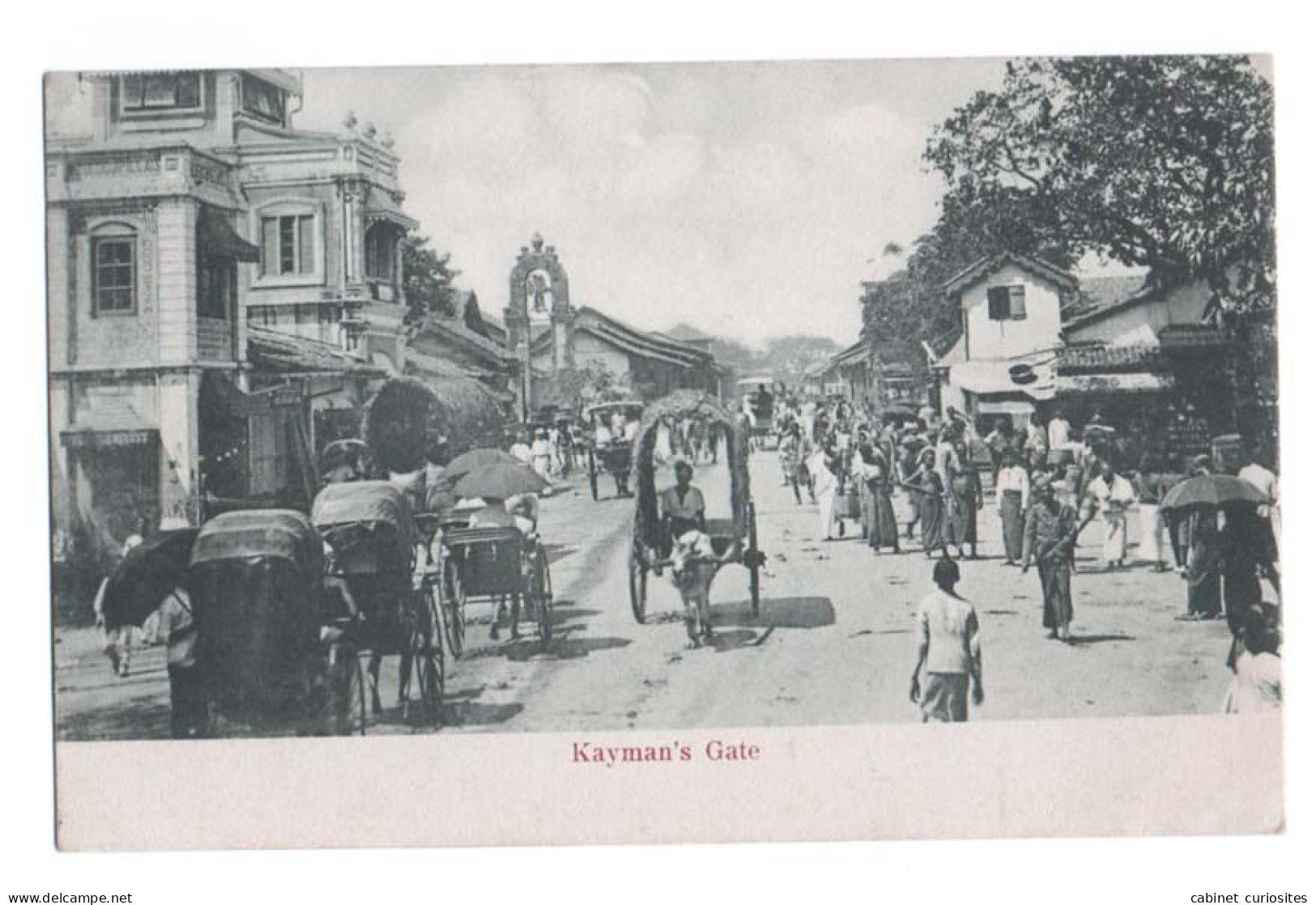 COLOMBO - Pettah - Kayman's Gate - Sri Lanka - Ceylon - Ceylan - Attelages De Boeuf - Pousse-pousse - Animée - Sri Lanka (Ceylon)