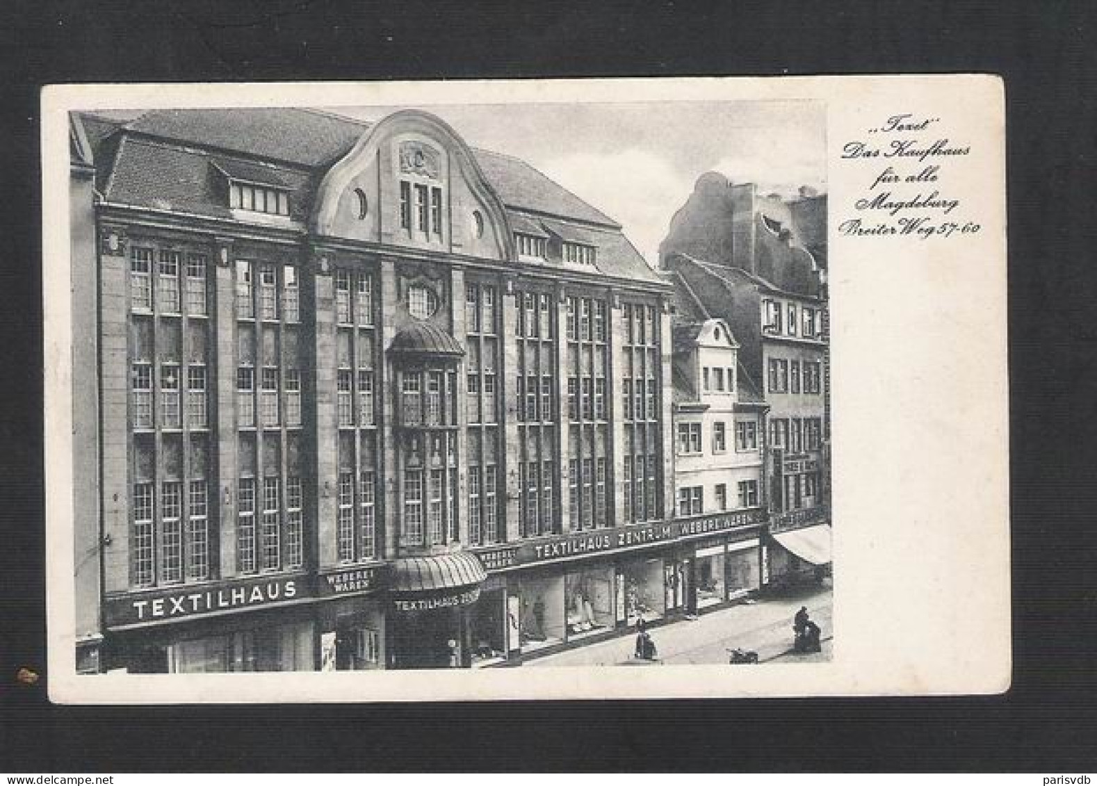 MAGDEBURG "TEZET" Textilhaus Zentrum   - ALTE KARTE / OUDE POSTKAART / VIEILLE CPA  (D 024) - Magdeburg