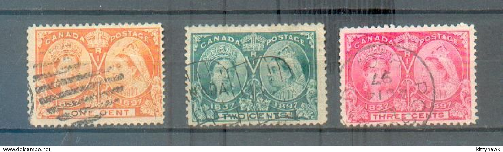 C 121-  CANADA - YT  39-40-41 ° Obli - Used Stamps