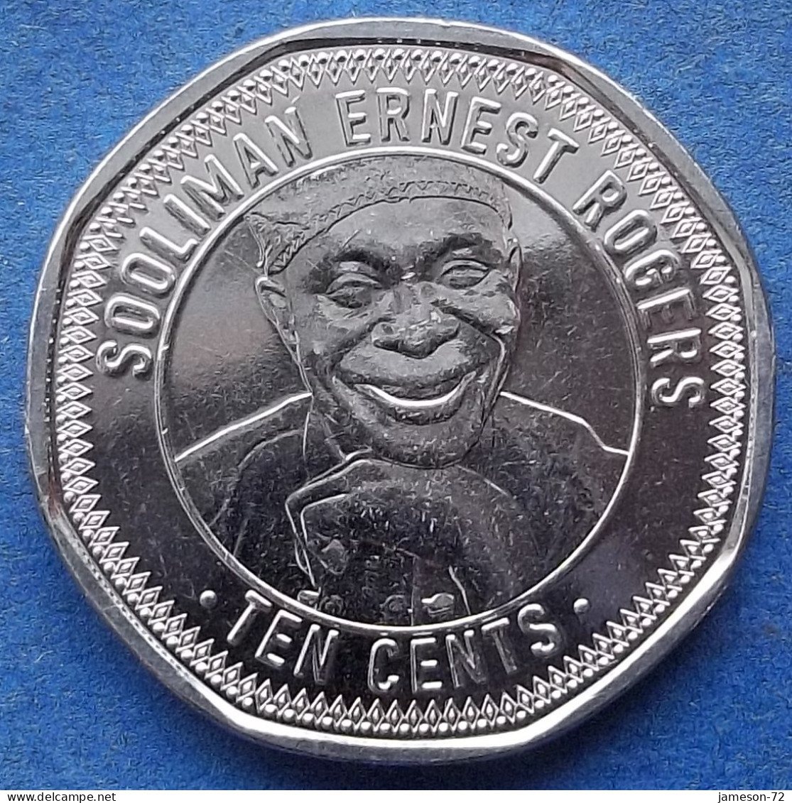 SIERRA LEONE - 10 Cents 2022 "Sooliman Ernest Rogers" KM# 505 Monetary Reform (2022) - Edelweiss Coins - Sierra Leona