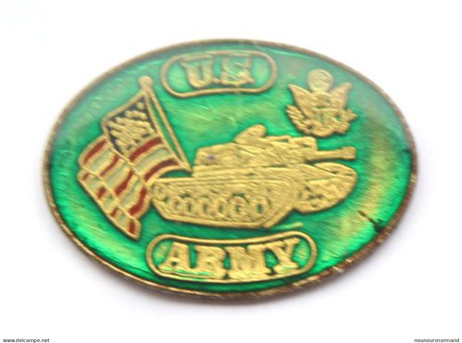 Pin's U.S. ARMY - Drapeau Des USA - Tank - N030 - Armee