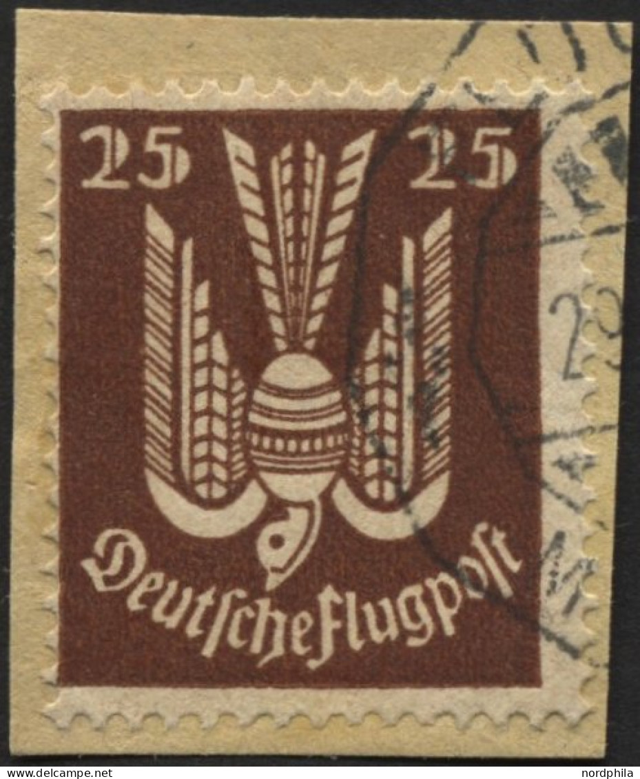 Dt. Reich 210 O, 1922, 25 Pf. Holztaube, Pracht, Gepr. Infla, Mi. 24.- - Oblitérés